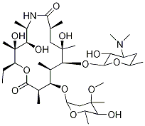 9a-氮杂-9a-高红霉素A结构式_76820-32-1结构式