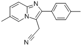 (6-Methyl-2-p-tolyl-imidazo[1,2-a]pyridin-3-yl)-acetonitrile Structure,768398-03-4Structure