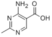 4-氨基-2-甲基嘧啶-5-羧酸结构式_769-52-8结构式