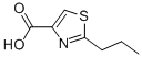 2-丙基-1,3-噻唑-4-羧酸结构式_769123-53-7结构式