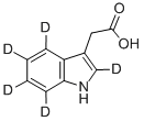 吲哚乙酸-D5结构式_76937-78-5结构式