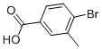 4-Bromo-3-methylbenzoic acid Structure,7697-28-1Structure