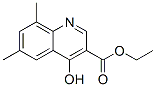 4-Hydroxy-6,8-dimethylquinoline-3-carboxylic ethyl ester Structure,77156-77-5Structure