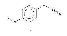 3-Bromo-4-methoxyphenylacetonitrile Structure,772-59-8Structure