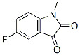 5-氟-1-甲基-1H-吲哚-2,3-二酮结构式_773-91-1结构式