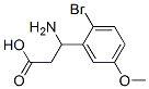 3-氨基-3-(2-溴-5-甲氧基苯基)-丙酸结构式_773116-92-0结构式
