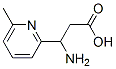 3-氨基-3-(6-甲基-2-吡啶)-丙酸结构式_773122-42-2结构式