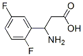 3-氨基-3-(2,5-二氟苯基)-丙酸结构式_773122-52-4结构式