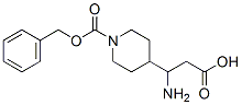 3-(N-cbz-piperidin-4-yl)-3-aminopropanoic acid;beta-amino-1-((phenylmethoxy)carbonyl)-4-piperidinepropanoic acid Structure,773123-81-2Structure