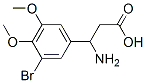 3-氨基-3-(3-溴-4,5-二甲氧基苯基)-丙酸结构式_773125-00-1结构式