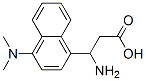 3-氨基-3-(4-二甲基氨基-1-萘)-丙酸结构式_773125-13-6结构式