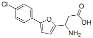 3-氨基-3-[5-(4-氯苯基)-2-呋喃]-丙酸结构式_773125-84-1结构式