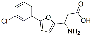 3-氨基-3-[5-(3-氯苯基)-2-呋喃]-丙酸结构式_773125-85-2结构式