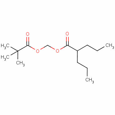 (特戊酰氧基)-2-丙基戊酸甲酯结构式_77372-61-3结构式