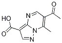 6-Acetyl-7-methyl-pyrazolo[1,5-a]pyrimidine-3-carboxylic acid Structure,774183-58-3Structure