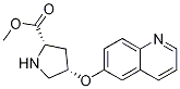 (4S)-4-(6-喹啉氧基)-L-脯氨酸甲酯结构式_774577-12-7结构式