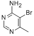 4-氨基-5-溴-6-甲基嘧啶结构式_7752-48-9结构式