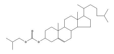 Cholesterol isobutyl carbonate Structure,77546-35-1Structure