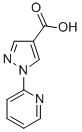 1-(2-吡啶)-1H-吡唑-4-羧酸结构式_77556-50-4结构式