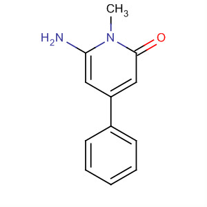 6-氨基-1-甲基-4-苯基吡啶-2(1H)-酮结构式_77693-05-1结构式