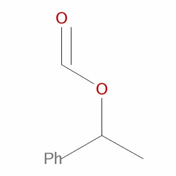 1-苯基乙基甲酸酯结构式_7775-38-4结构式