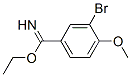 3-Bromo-4-methoxy-benzimidic acid ethyl ester Structure,777828-03-2Structure