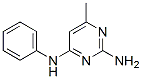 2-氨基-4-苯基氨基-6-甲基嘧啶结构式_7781-29-5结构式