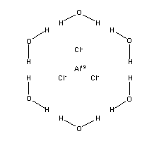 三氯化铝;结晶氯化铝结构式_7784-13-6结构式