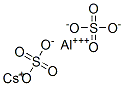 硫酸铝铯十二水结构式_7784-17-0结构式