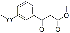 3-(3-Methoxy-phenyl)-3-oxo-propionic acid methyl ester Structure,779-81-7Structure