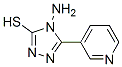 4-氨基-5-吡啶-4H-[1,2,4]噻唑-3-硫醇结构式_78027-00-6结构式