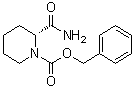(R)-2-氨基羰基-1-哌啶羧酸苯甲酯结构式_78058-39-6结构式