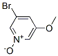 3-溴-5-甲氧基吡啶-1-氧化物结构式_78156-39-5结构式