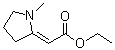 Ethyl (1-methyl-2-pyrrolidinylidene)acetate Structure,78167-64-3Structure