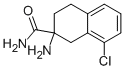 2-氨基-8-氯-1,2,3,4-四氢-2-萘羧酰胺结构式_782425-00-7结构式