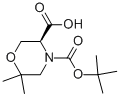 (S)-4-boc-6,6-dimethyl-morpholine-3-carboxylic acid Structure,783349-78-0Structure