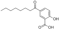 5-辛酰水杨酸结构式_78418-01-6结构式
