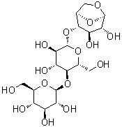 1,6-脱水-β-D-纤维三糖结构式_78797-67-8结构式