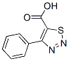 4-苯基-1,2,3-噻二唑-5-羧酸结构式_78875-63-5结构式