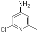 2-氯-6-甲基吡啶-4-胺结构式_79055-63-3结构式