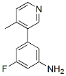 3-Fluoro-5-(4-methylpyridin-3-yl)aniline Structure,791644-60-5Structure