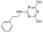6-苯乙基氨基-[1,3,5]三嗪-2,4-二醇结构式_79246-48-3结构式