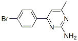4-(4-Bromophenyl)-6-methylpyrimidin-2-amine Structure,792942-45-1Structure