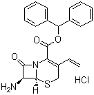 7-氨基-3-乙烯基-3-头孢-4-羧酸二苯甲酯盐酸盐结构式_79349-67-0结构式