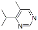 (9CI)-5-甲基-4-(1-甲基乙基)-嘧啶结构式_79644-25-0结构式