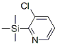 Pyridine, 3-chloro-2-(trimethylsilyl)- Structure,79698-47-8Structure