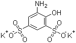 2-氨基苯酚-4,6-二磺酸钾结构式_79817-61-1结构式