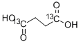 琥珀酸-1,4-13C2结构式_79864-95-2结构式