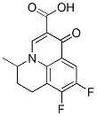 1H,5H-Benzo[ij]quinolizine-2-carboxylic acid, 8,9-difluoro-6,7-dihydro-5-methyl-1-oxo- Structure,80076-47-7Structure
