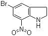 5-溴-7-硝基吲哚啉结构式_80166-90-1结构式